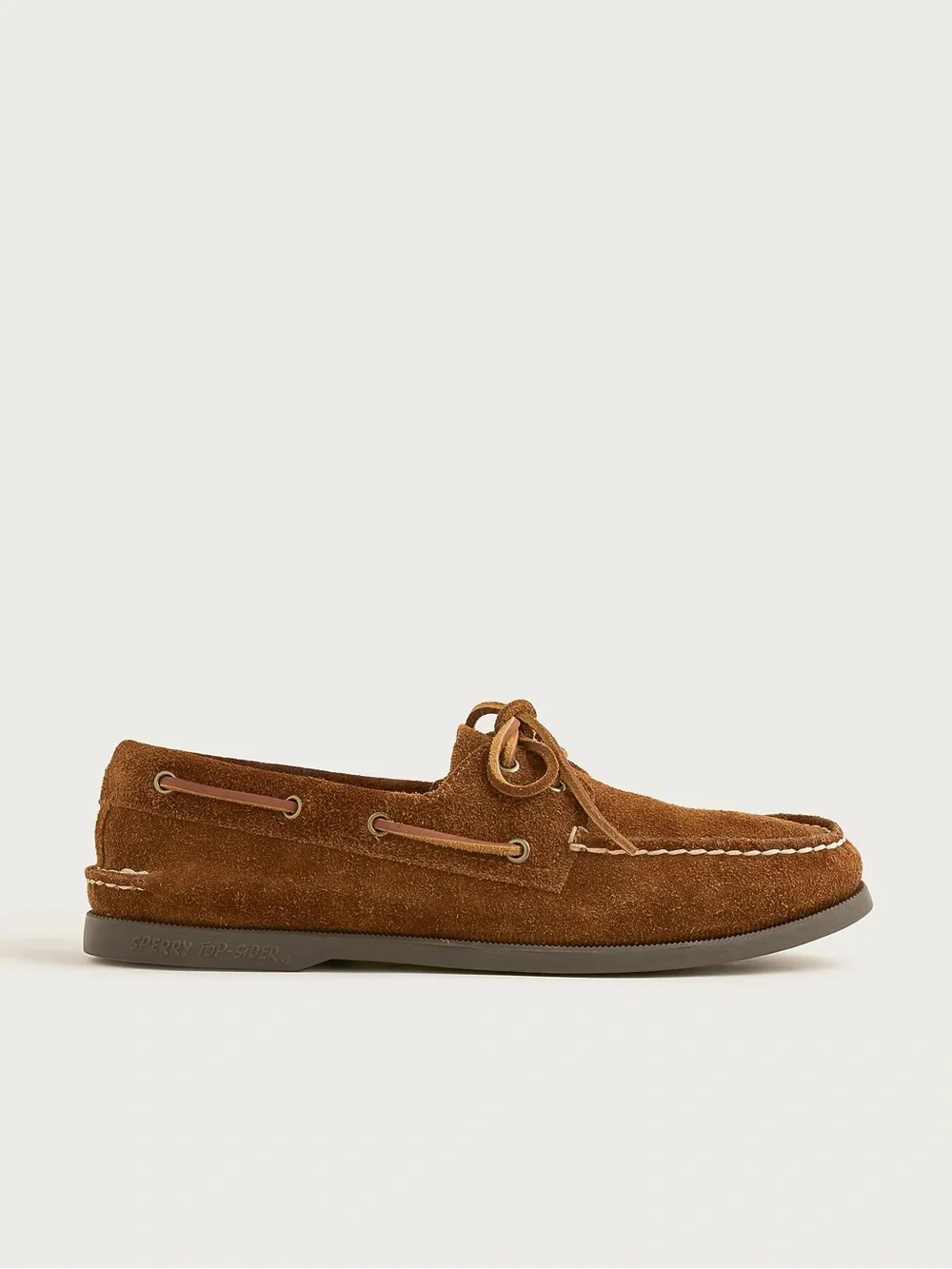 Sperry® X J.Crew unisex two-eye boat shoes in roughout suede Size 9/9.5 $125